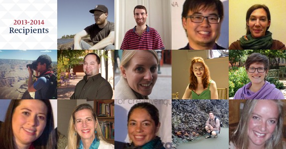 2013-2014 Graduate Fellowships Photo Collage Recipeients