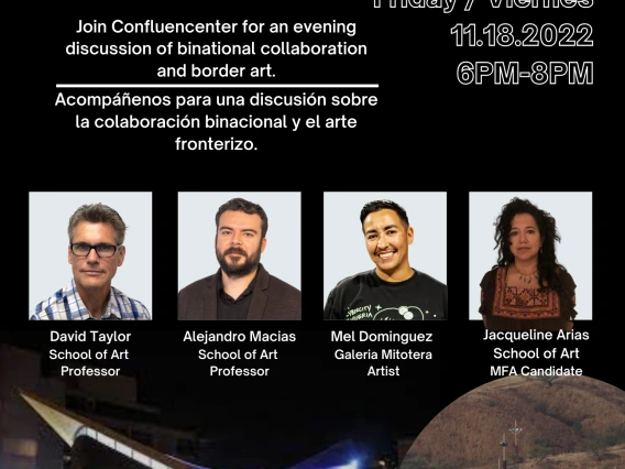 Flyer for FronterizArte Show and Tell event