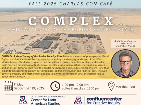 Charla event flyer
