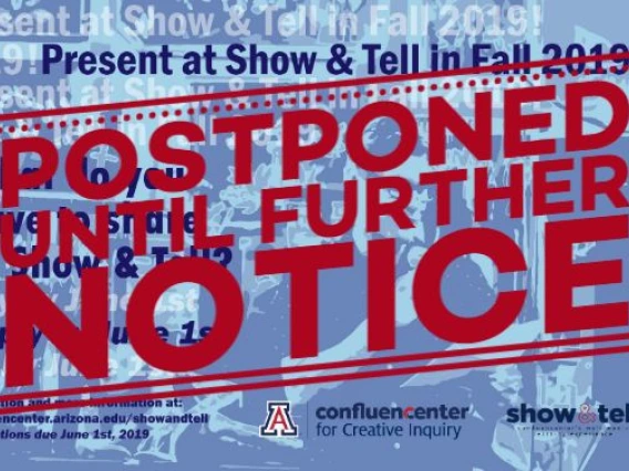 Show and Tell postponed until further notice