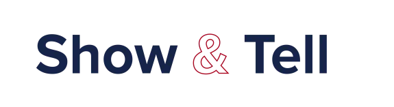 Show and Tell Banner