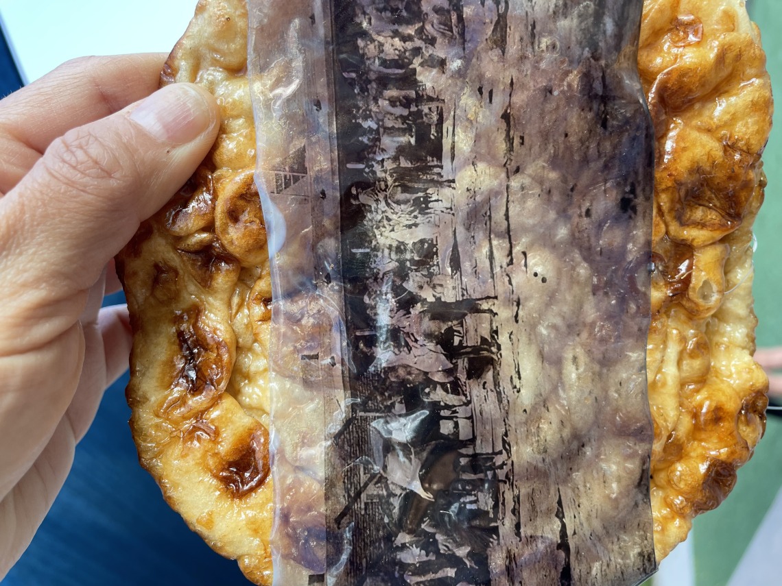 fry bread with image augmented reality 
