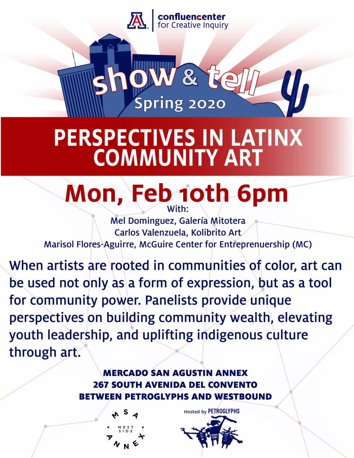 Show And Tell Banner of event: Perspectives in LATINX